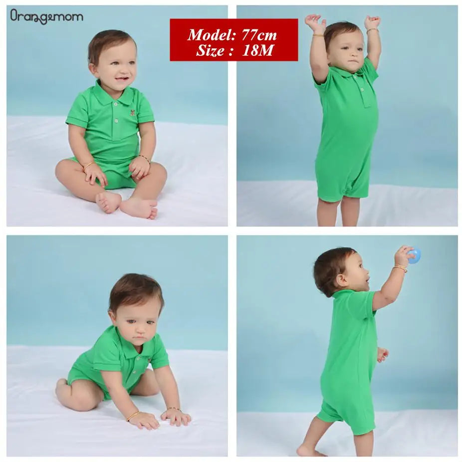 2023 Summer Baby Rompers Boys Baby Clothing  Cotton Baby Girl Jumpsuits Newborn 24m Babies Clothes Vestido Infantil Romper