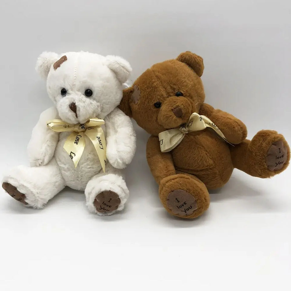 1pc 15cm Patch Bear Dolls Teddy Bear Soft Toy Bear Wedding Gifts Baby Toy Birthday gift brinquedos Soft toys