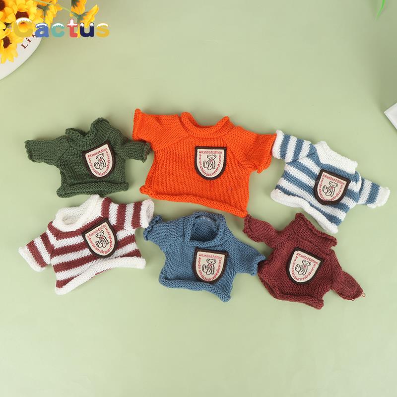 1 Pc Baby Clothes For Dolls 20cm Baby Cute Sweater Clothing Suit Diy Doll Dressup doll accesories miniatures accessoires